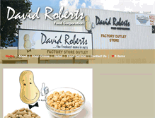 Tablet Screenshot of davidrobertsfood.com